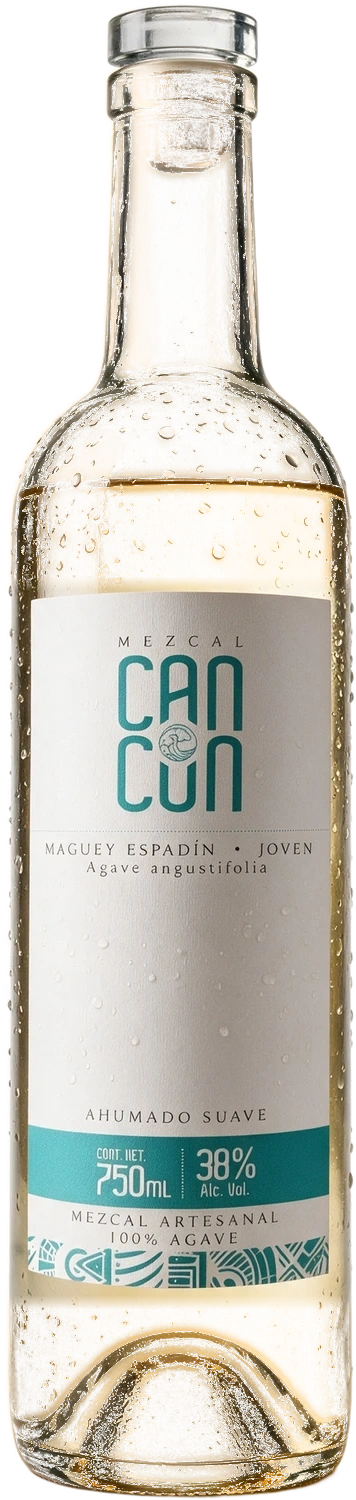 Mezcal Cancún — Maguey Espadín, Joven, 750ml, 38%